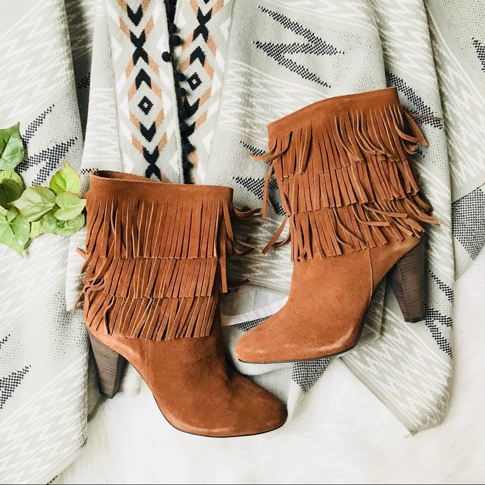 ✨ Joie ‘Rockefella’ Fringe Boots